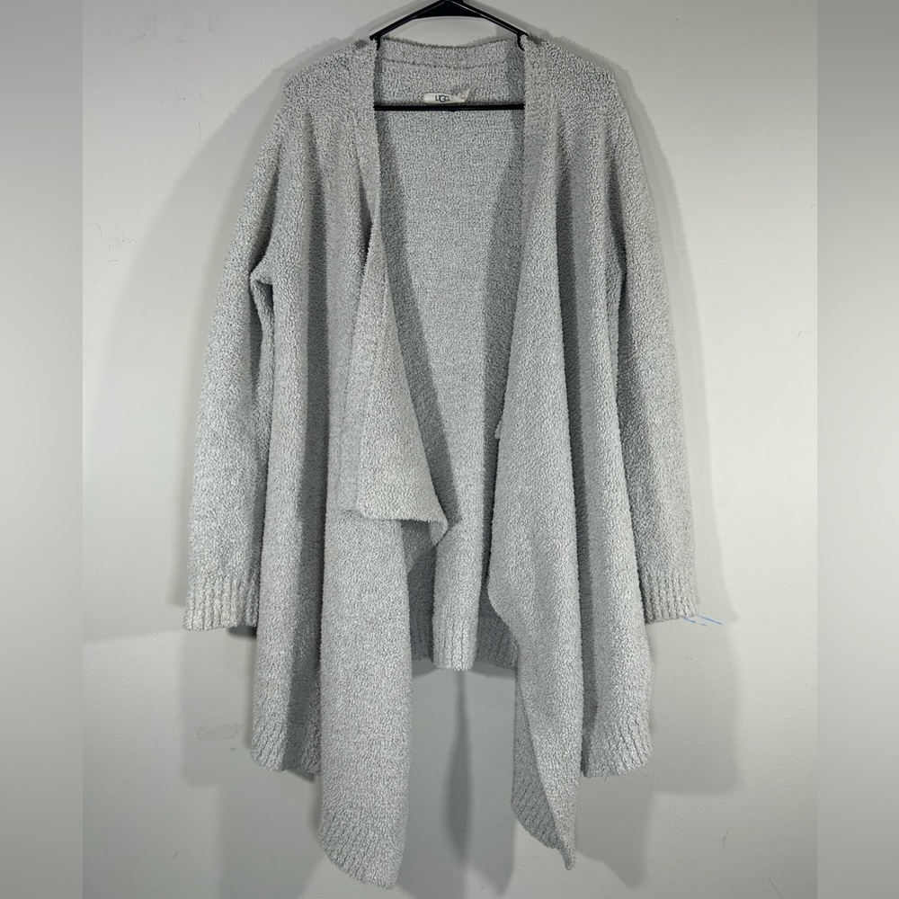 UGG Women's Cream and Grey Cardigan